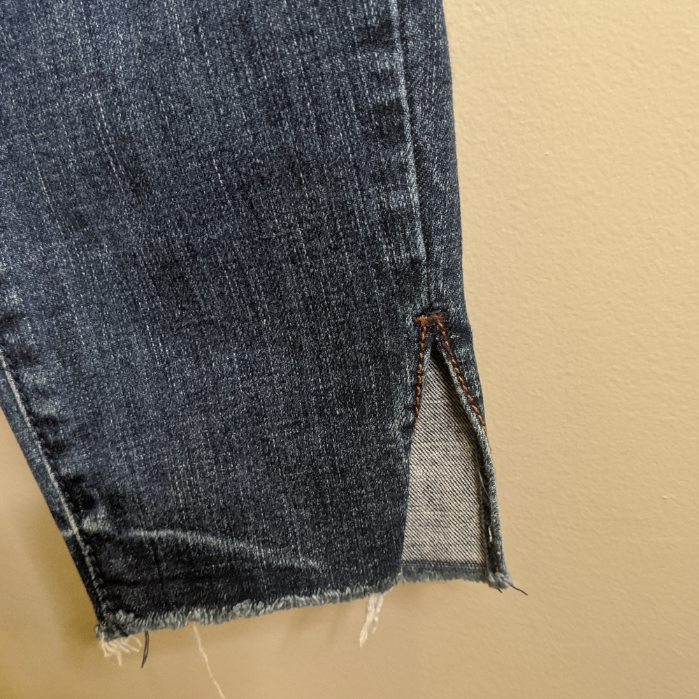 LOFT modern skinny raw hem jeans size 27 - Picture 5 of 6